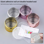 French Nail Art Stamper with Scraper – Clear Silicone Stamping Tool