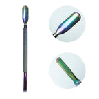Lurayee Stainless Steel Cuticle Pusher & Gel Polish Scraper