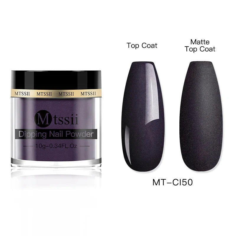 Mtssii 5g/10g Dipping Nail Powder Natural Dry For Manicure Nails Accessories No Need Lamp Cure Acrylic Powder Dipping System