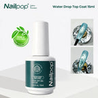 Nailpop Water Droplet Top Coat – HEMA/TPO-Free 3D No-Wipe Gel