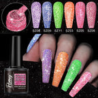 FTMY Glitter Gel Nail Polish Set – 10 Shiny, Long-Lasting Shades