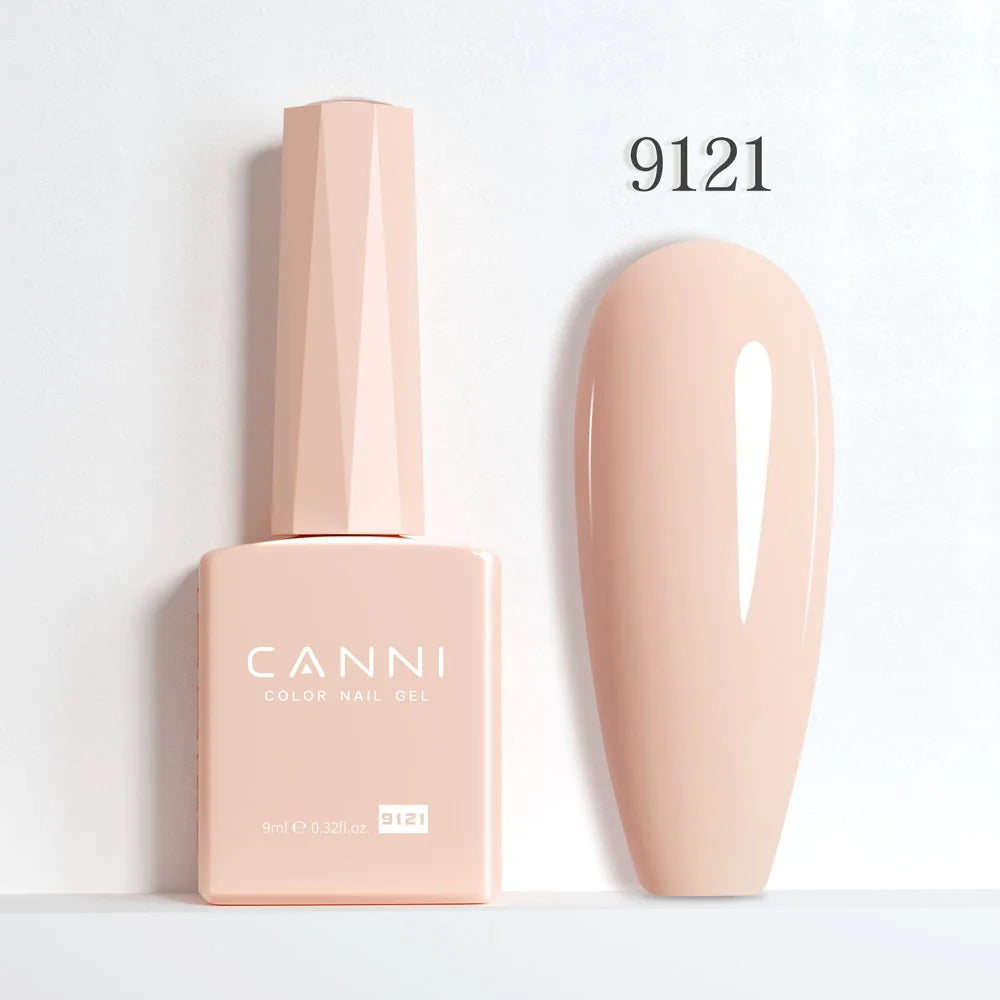 CANNI 9ml Gel Nail Polish 144Colors HEMA/TPO FREE Gorgeous Color Full Coverage Soak Off UV LED Semi Permanent Gel Varnish  Nails