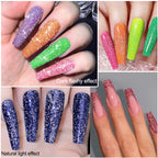 FTMY Glitter Gel Nail Polish Set – 10 Shiny, Long-Lasting Shades