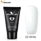 VENALISA Acrylic Hard Jelly Gel – Pink Poly Nail Extension Gel, 45g