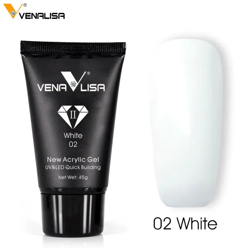 VENALISA Acrylic Hard Jelly Gel – Pink Poly Nail Extension Gel, 45g