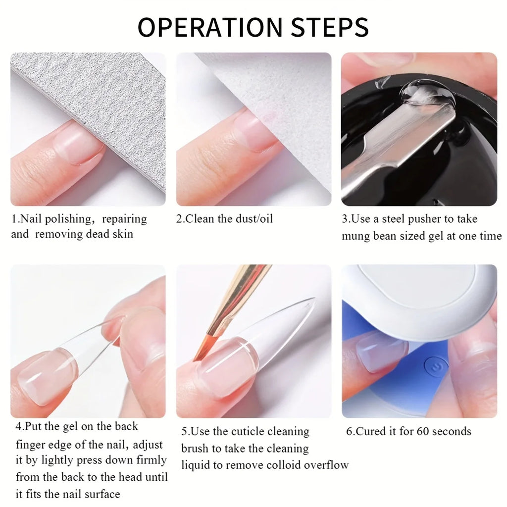 100g Solid Patch Adhesive Gel – Nail Strengthening & Extension Glue