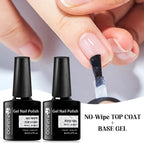 MSRUIOO Base Gel & No-Wipe Top Coat Set – Design Enhancer Duo