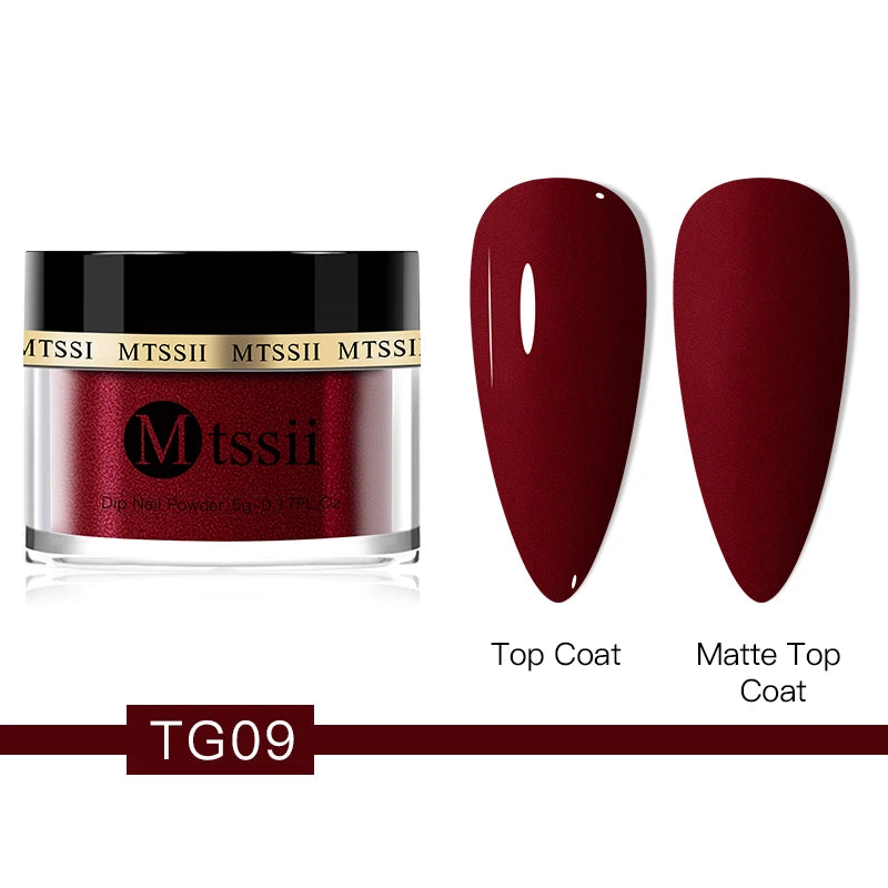 Mtssii 5g/10g Dipping Nail Powder Natural Dry For Manicure Nails Accessories No Need Lamp Cure Acrylic Powder Dipping System