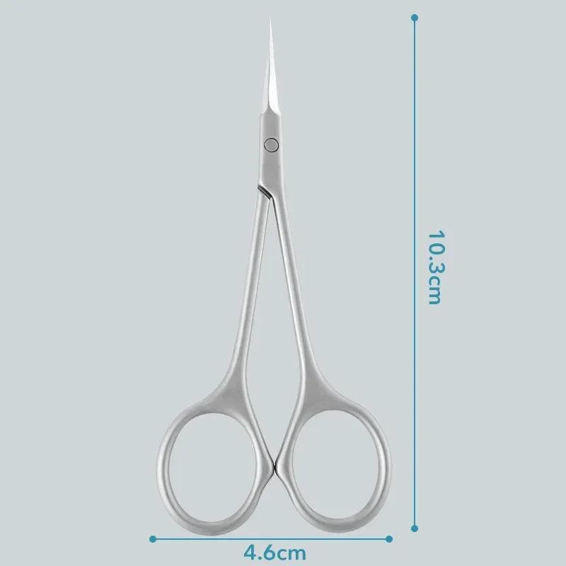 vvocci Curved Tip Cuticle Scissors – Stainless Steel Dead Skin Remover