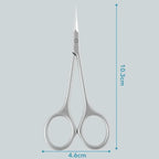 vvocci Curved Tip Cuticle Scissors – Stainless Steel Dead Skin Remover