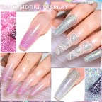 Mtssii Glitter Sequins Gel Nail Polish – Sparkling Soak-Off UV/LED Gel