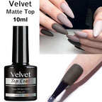 NAILCO Transparent Velvet Top Coat – Matte & Blooming Gel Range, No-Wipe