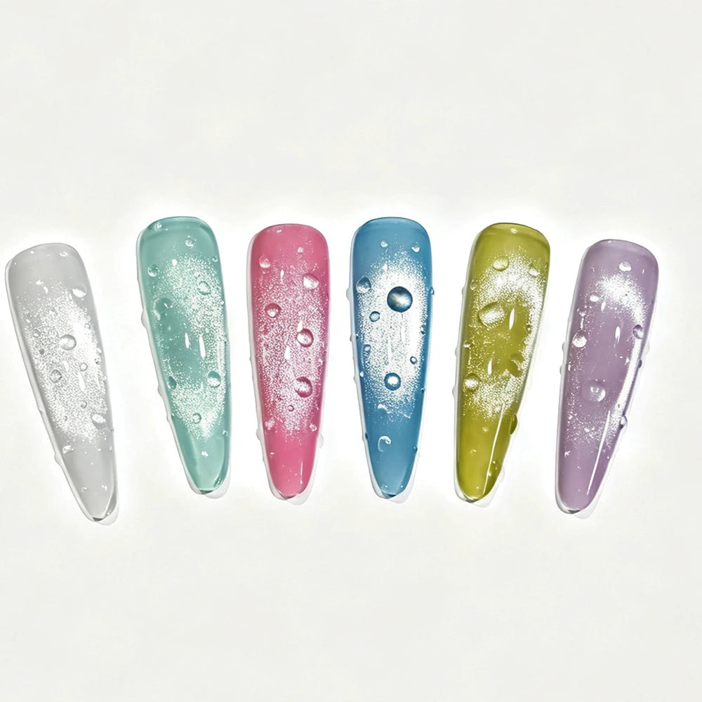 MAFANAILS 3D Water Droplet Top Coat – Clear Summer Nail Art Gel