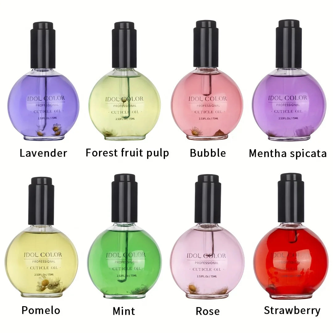 IDOL COLOR Cuticle Oil – 2.56 FL Oz Spa Treatment for Stronger Nails