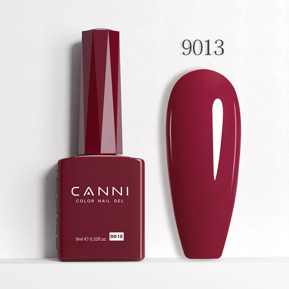 9ml CANNI Venalisa Hema Free Semi Permanent Nail Gel Polish Full Coverage Color Gel Varnish Long Lasting Diamond Tempered Top