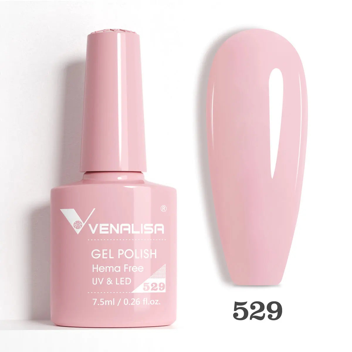 VENALISA 7.5ml Nail Gel Polish VIP5 HEMA Free Semi Permanent Soak off UV LED Nail Gel Varnish Full Coverage Nail Gel Lacquer