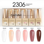 CANNI 6pcs HEMA TPO-Free Gel Polish Set – Pink & Nude Long-Lasting Manicure