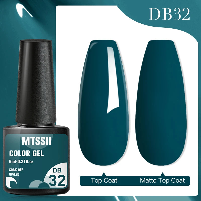 Mtssii Glitter Sequins Gel Nail Polish – Sparkling Soak-Off UV/LED Gel