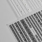 NAILFYOU 5D Lattice Lace Nail Stickers – Love Bow & Stripe Decals