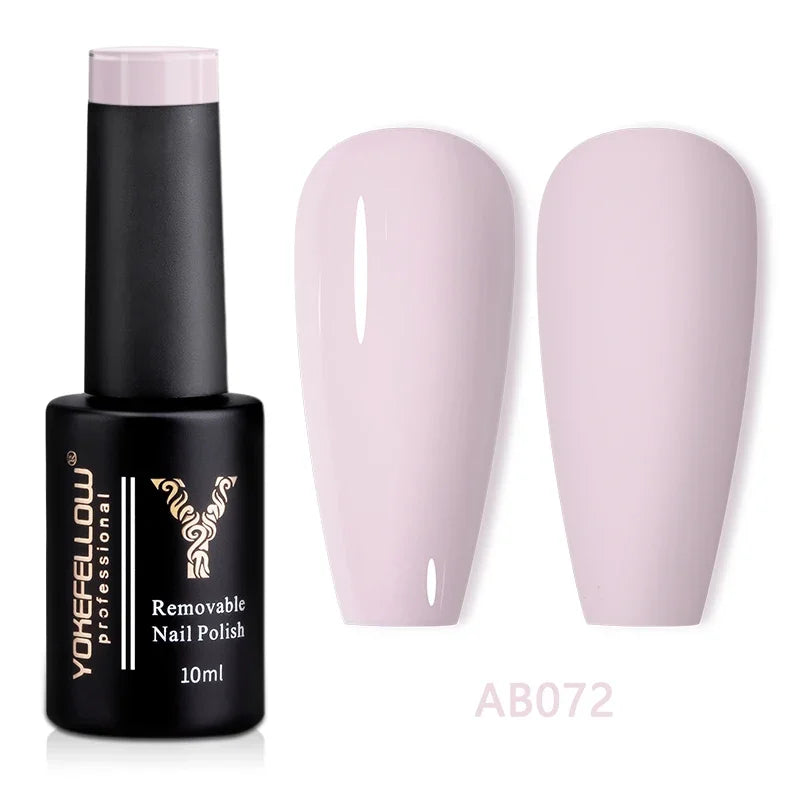 YOKEFELLOW 10ML Glow in the Dark Gel Nail Polish Luminous Neon Gel Polish Summer Semi Permanent Soak Off Nail Art UV Varnish