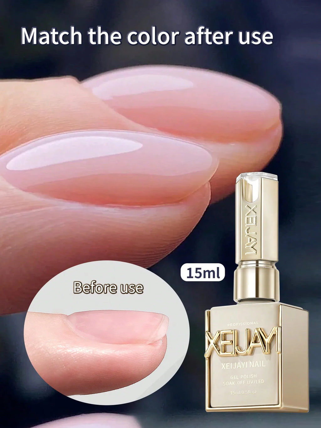 Transparent Construction Primer Gel – Nail Strengthener Base Coat, 2/4pc