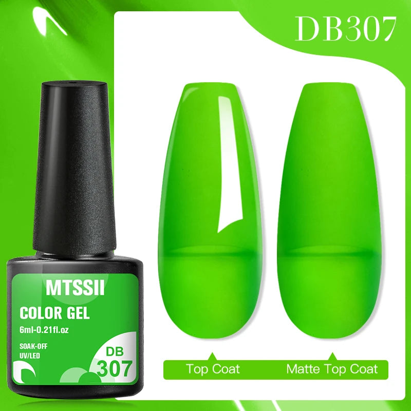Mtssii Glitter Sequins Gel Nail Polish – Sparkling Soak-Off UV/LED Gel