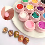 Sculpture Plasticine Gum Gel – 3D Nail Modeling & Carving Gel, 12 Colors