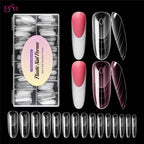 BNG French Dual Nail Forms – Reusable Poly Extension Gel Molds, 15 Sizes, 150pcs