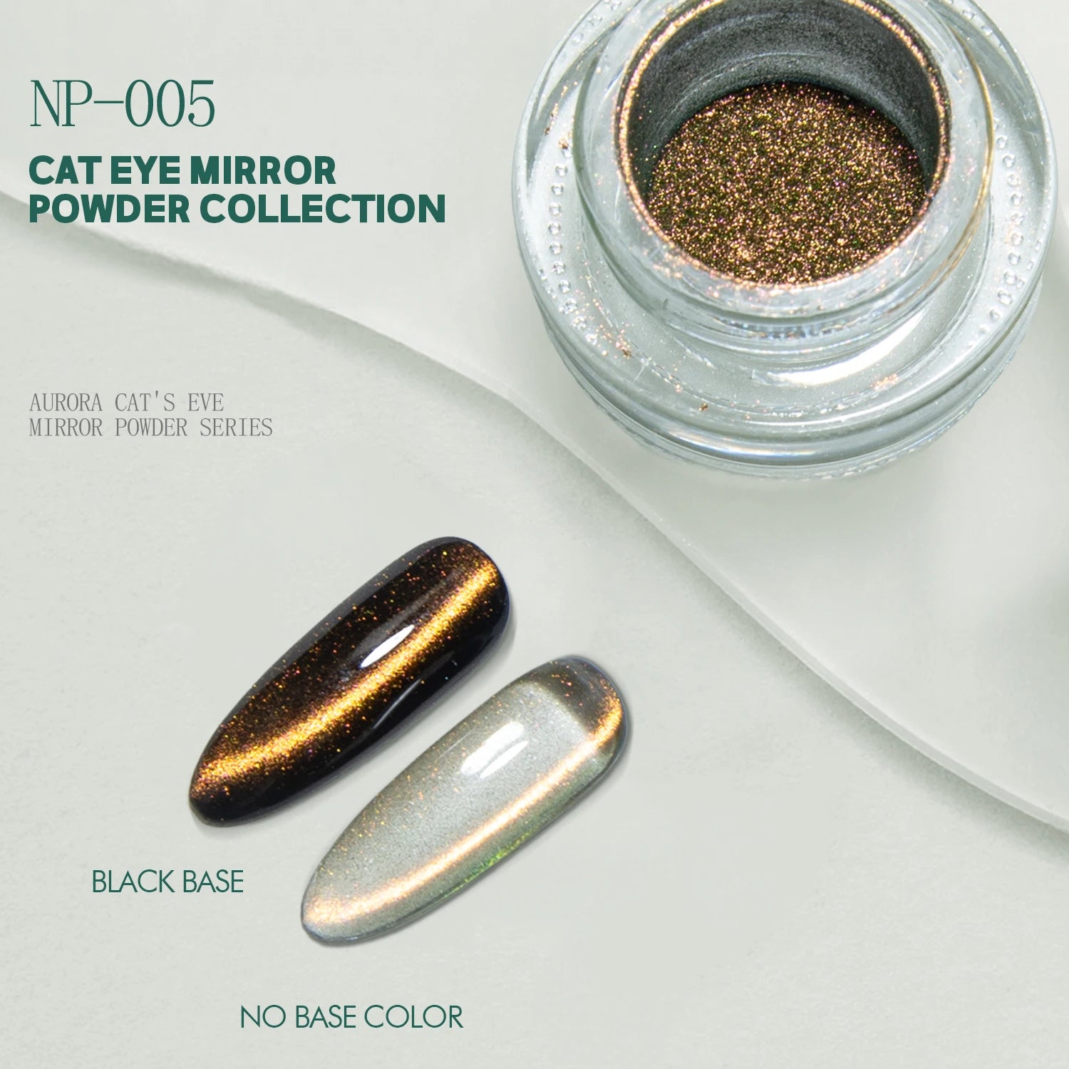 Nailpop  Metallic Cat Eye Nail Powder 10 Colors Magnetic Changing Glitter DIY Nail Art Decoration Glitter Nail Accessories 0.3g