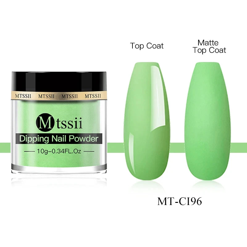 Mtssii 5g/10g Dipping Nail Powder Natural Dry For Manicure Nails Accessories No Need Lamp Cure Acrylic Powder Dipping System