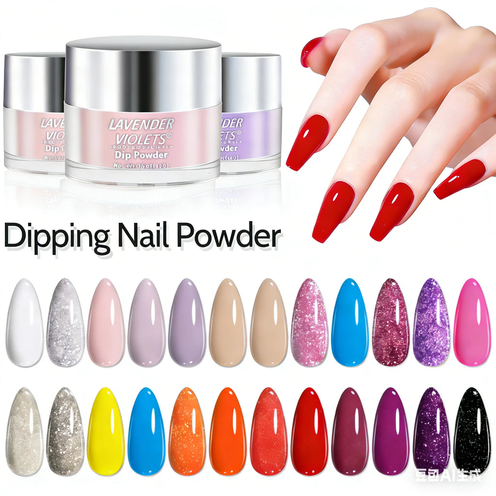  0.5oz/14g Multi Colors Dip Powder Sparkling Nail Glitter Air Dry French Nail Art Decoration Manicure
