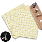 Double-Sided Nail Adhesive Dots – Transparent PET Glue Tabs for Display & Practice Stands