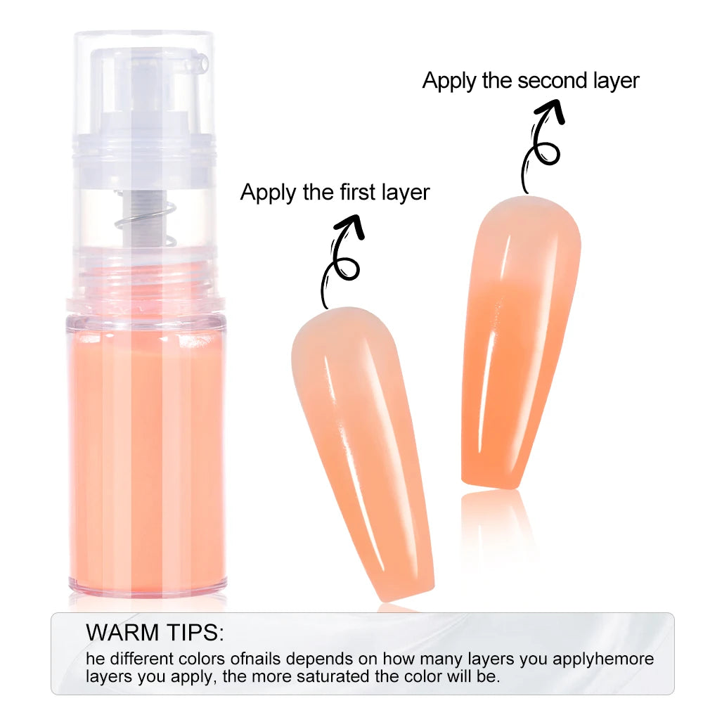 12styles Nail Art Spray Powder Color Gradient Ombre Spray For Nail Create A Few Seconds To Achieve A Gradient Effect Pigment|