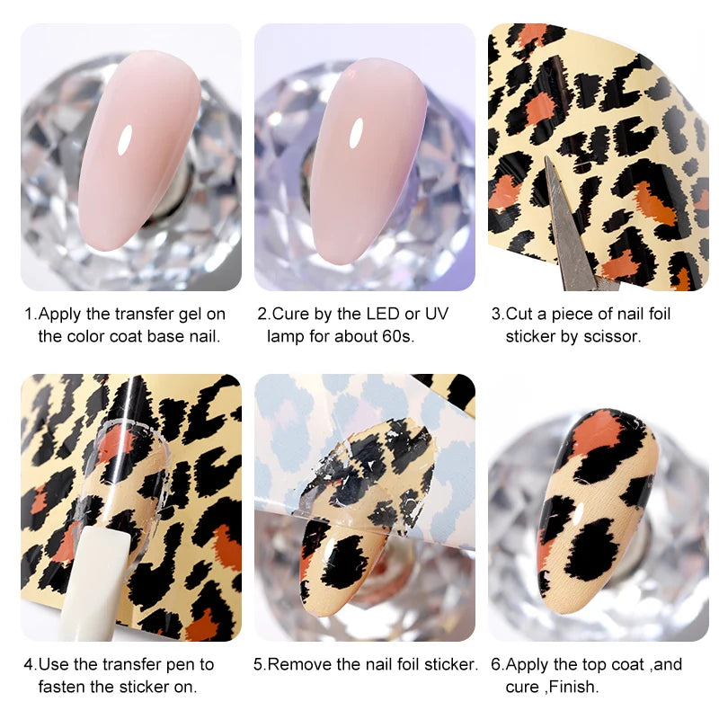AS Gel Polish Line – Foil Transfer Gel, Top Coats & Base Gel, 15ml