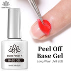 BORN PRETTY Peel Off Base Gel & Super Top Coat – Soak-Off Gel Polish System