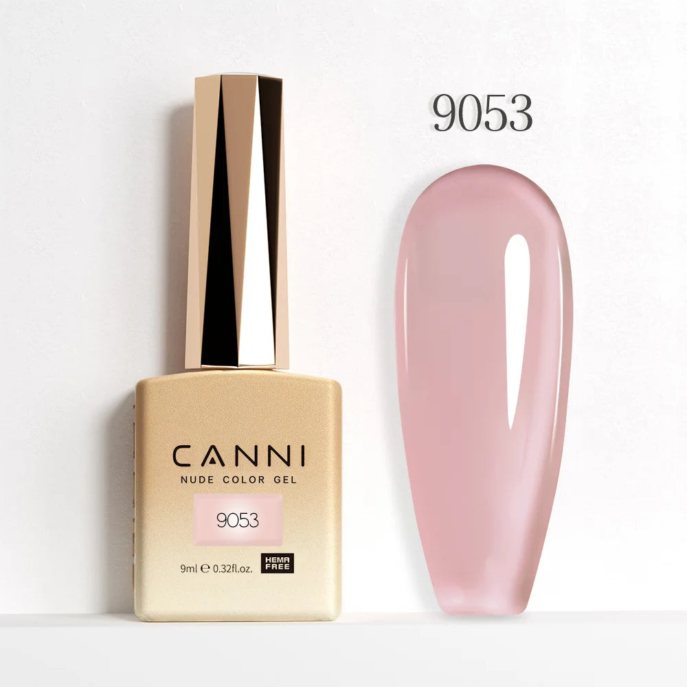 CANNI 9ml Gel Nail Polish 144Colors HEMA/TPO FREE Gorgeous Color Full Coverage Soak Off UV LED Semi Permanent Gel Varnish  Nails