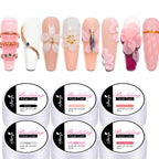Solid Nail Extension Gel – Non-Stick 3D Carving & Building Gel, 9 Colors