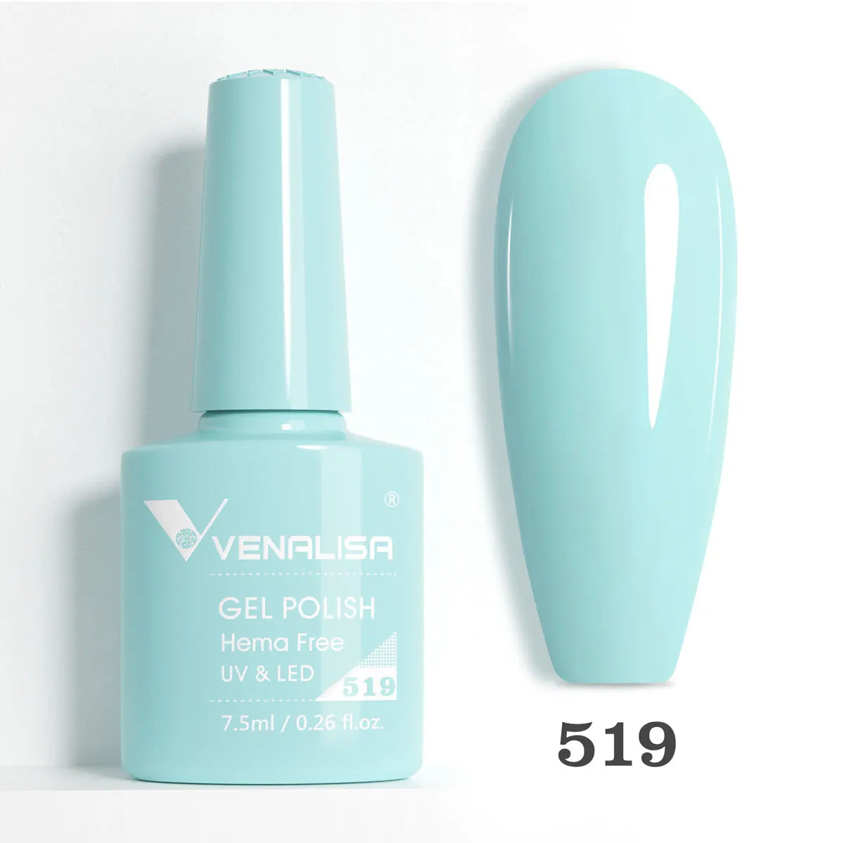 VENALISA 7.5ml Nail Gel Polish VIP5 HEMA Free Semi Permanent Soak off UV LED Nail Gel Varnish Full Coverage Nail Gel Lacquer