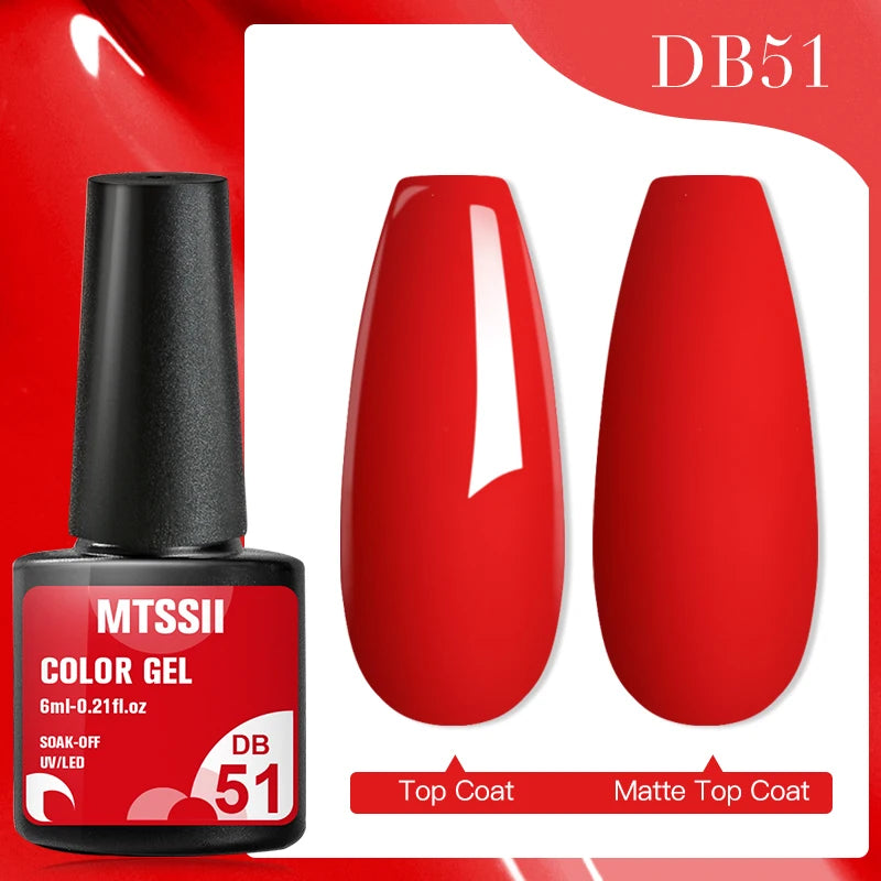 Mtssii Glitter Sequins Gel Nail Polish – Sparkling Soak-Off UV/LED Gel