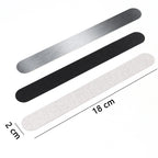 Straight Stick Replacement Nail Art Files – Metal Handle, 100/180/240 Grit