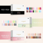 CANNI HEMA-Free Nail Gel Polish VIP Kit – Full Coverage Color & Diamond Top