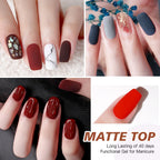 MXSI Functional Top Coat Set – Matte, Tempering & Diamond Top Coat