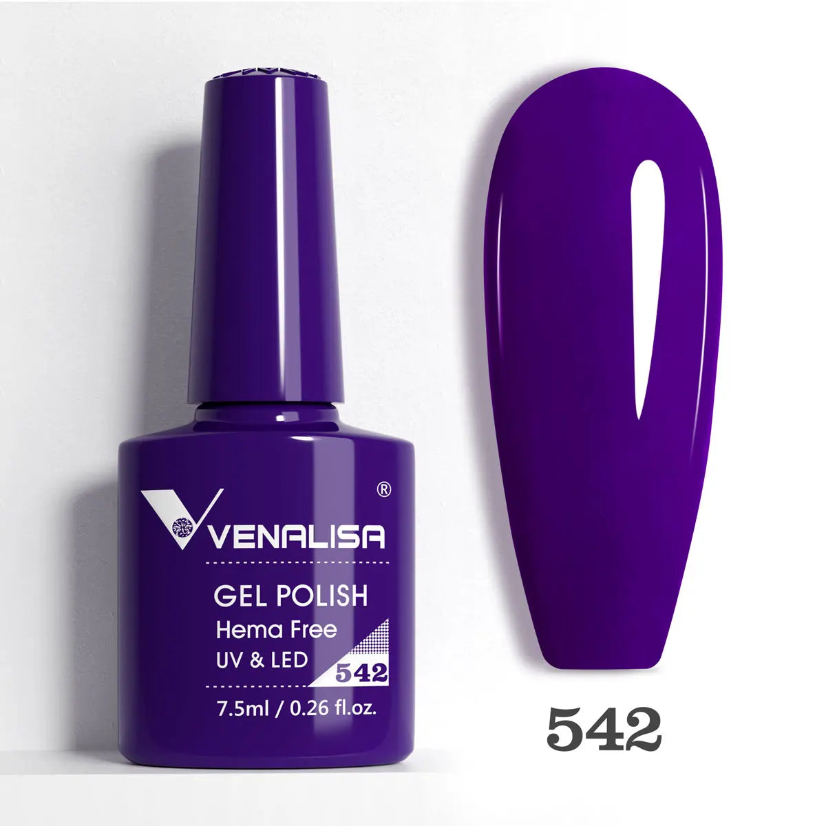 VENALISA 7.5ml Nail Gel Polish VIP5 HEMA Free Semi Permanent Soak off UV LED Nail Gel Varnish Full Coverage Nail Gel Lacquer