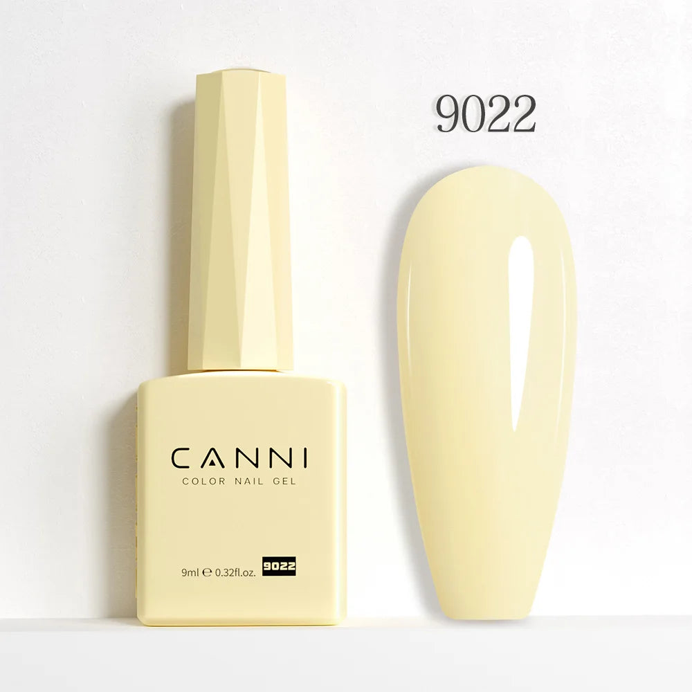 CANNI 9ml Gel Nail Polish 144Colors HEMA/TPO FREE Gorgeous Color Full Coverage Soak Off UV LED Semi Permanent Gel Varnish  Nails