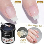 XEIJAYI 100g Fiber Nail Repair Gel – Strengthener for Broken & Thin Nails
