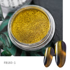 Reflective Magnetic Cat Eye Nail Powder – Chameleon Chrome Metallic Pigment