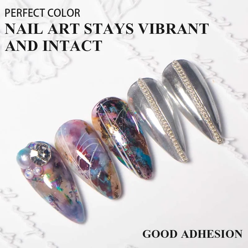 Perfect Color Nail Foil Glue Gel Line – Foil Glue & Top Coats, 8ml