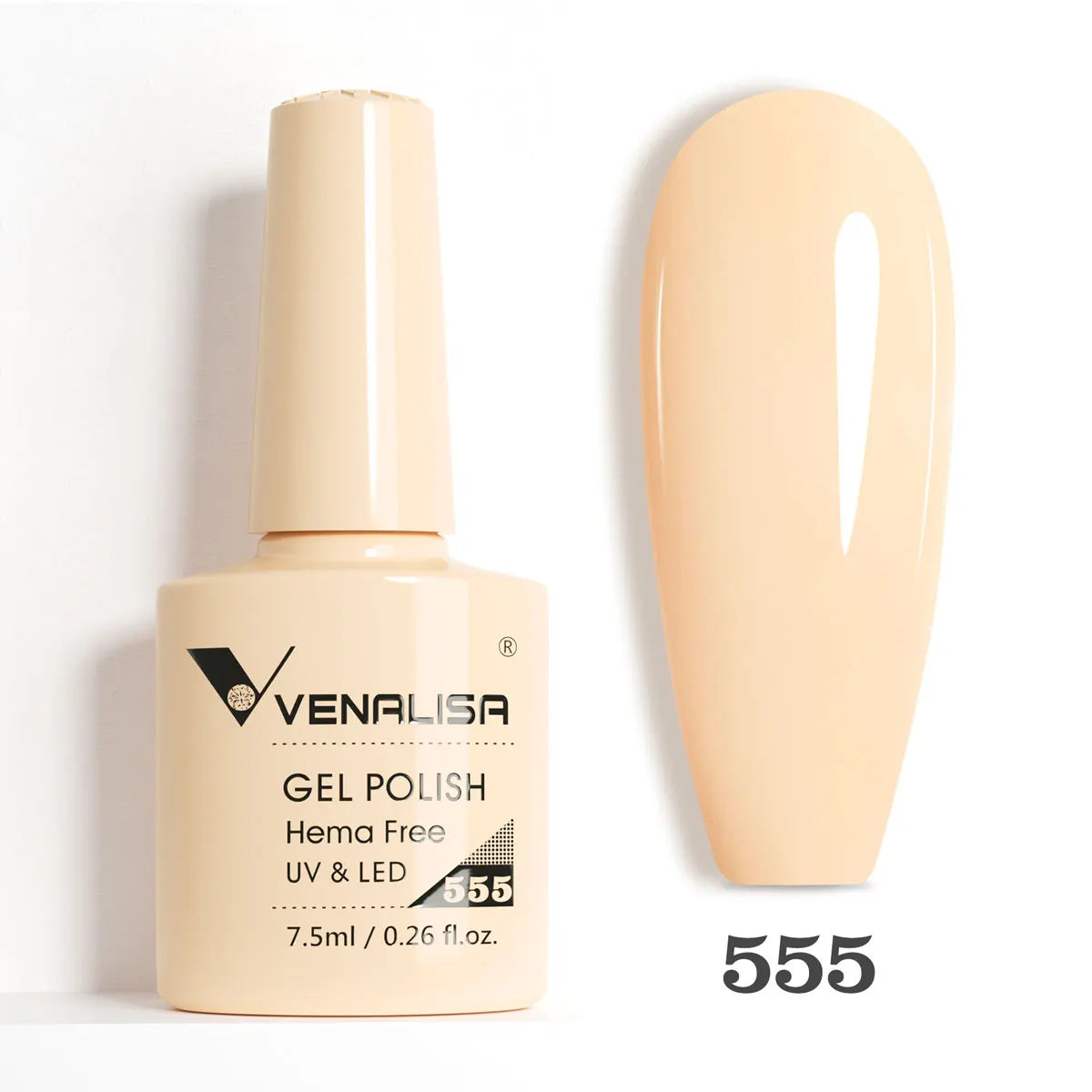 VENALISA 7.5ml Nail Gel Polish VIP5 HEMA Free Semi Permanent Soak off UV LED Nail Gel Varnish Full Coverage Nail Gel Lacquer