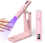Cordless Handheld UV/LED Nail Lamp Stand – Rechargeable USB Gel Nail Dryer