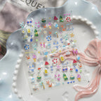 Summer Jelly Nail Stickers – Watermelon, Ice Cream & Strawberry Decals